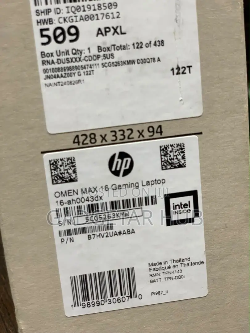 New Laptop HP Omen Max 16 32GB Intel Core Ultra 9 SSD 2T