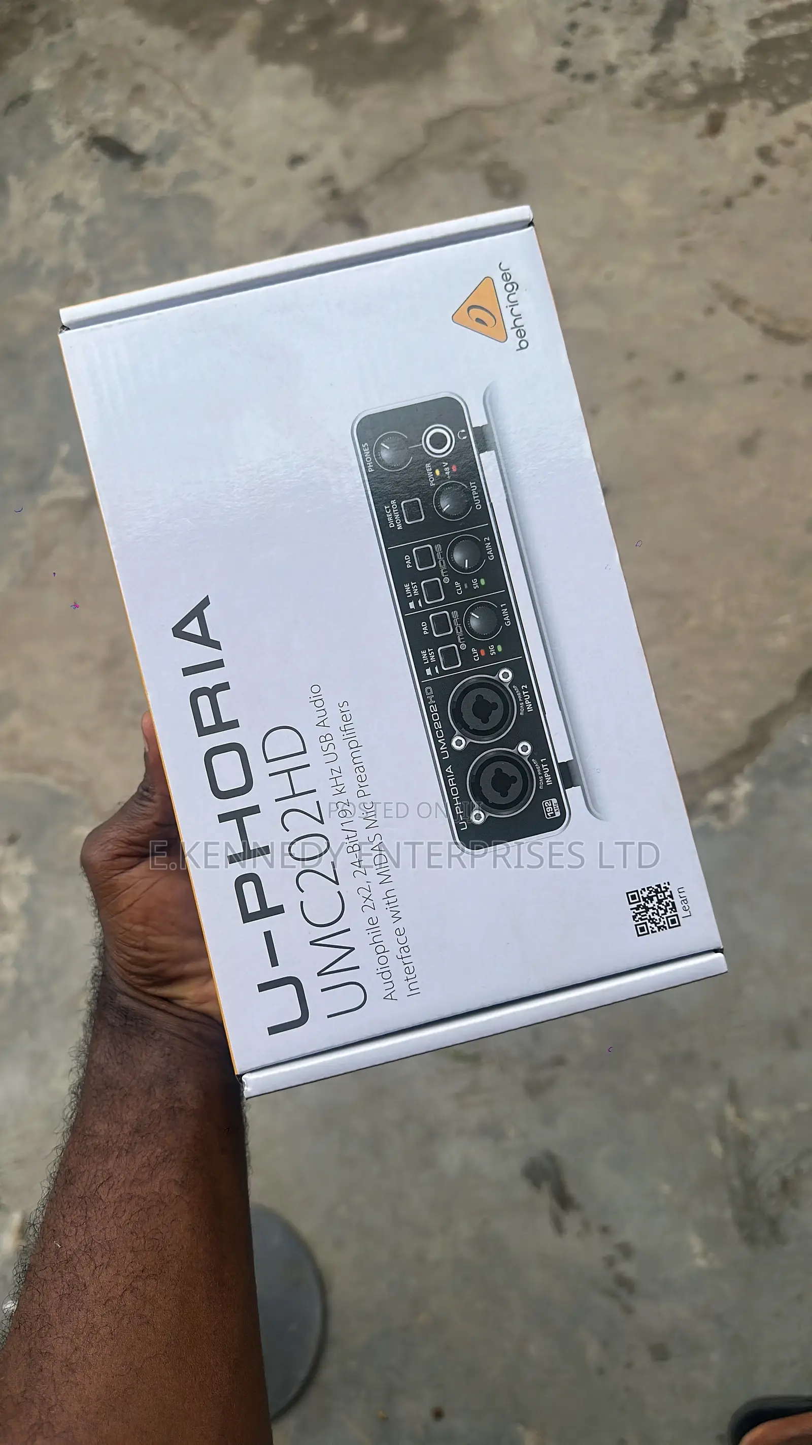 Behringer U-Phoria UMC202HD Audio Interface Soundcard