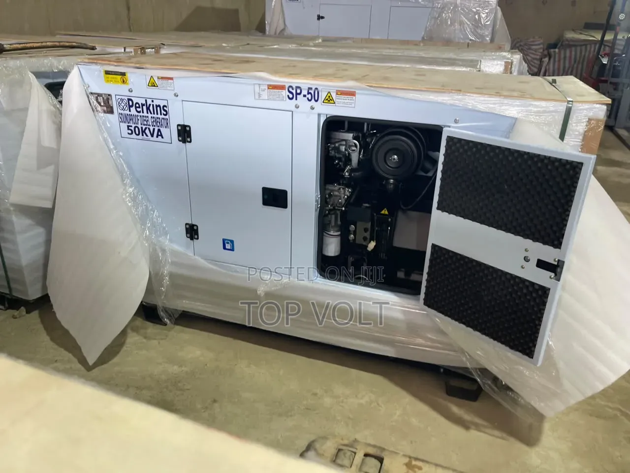 50KVA Commercial Soundproof Diesel Generator