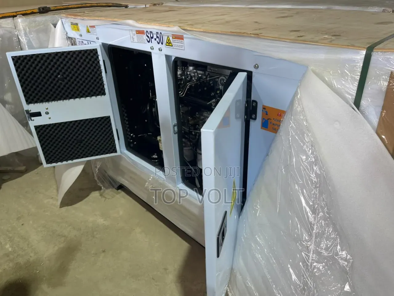 50KVA Diesel Generator With Noise Reduction Canopy