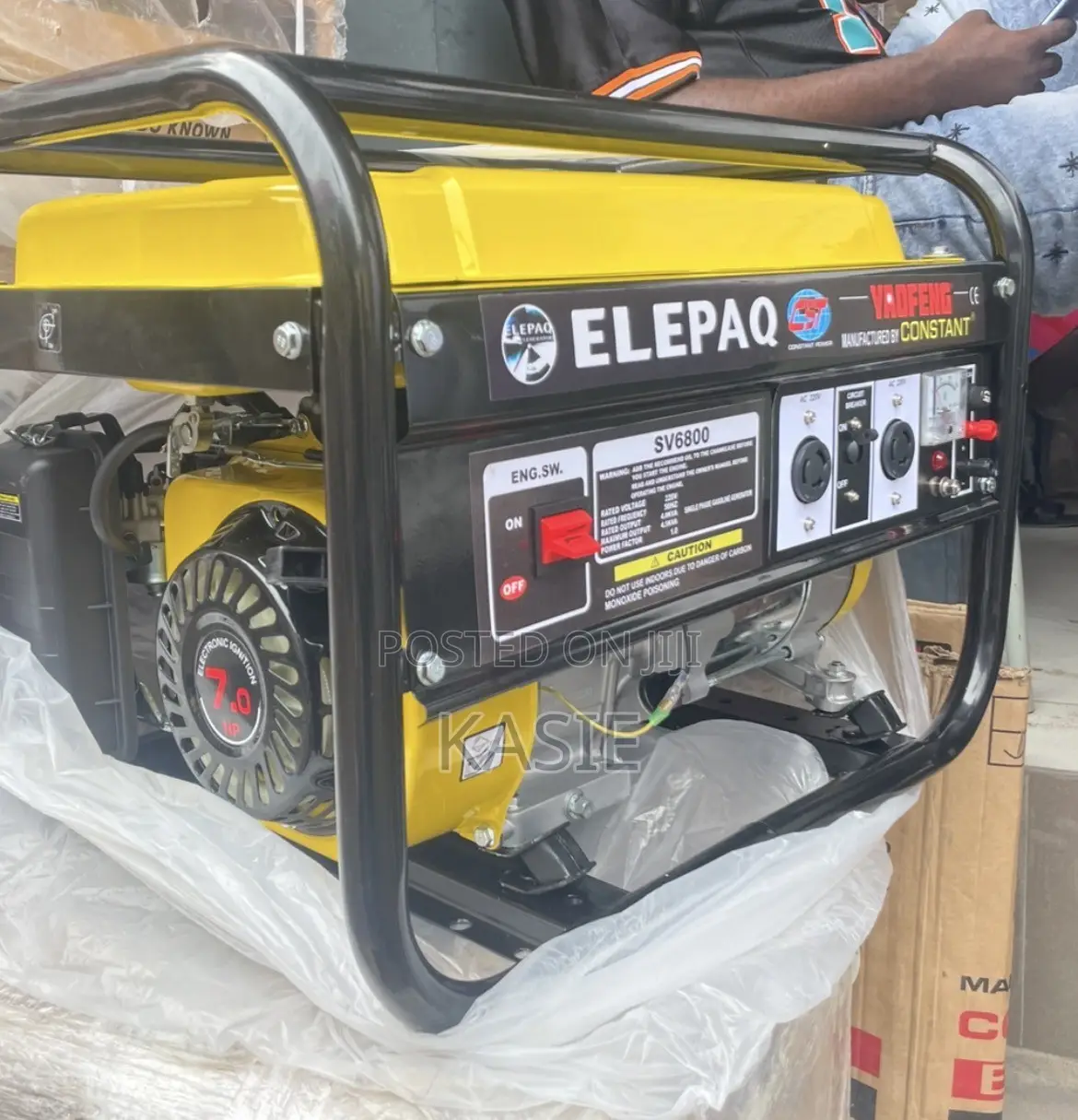 4.5kva Original Yaofeng Elepaq Constant Petrol Manual Generator