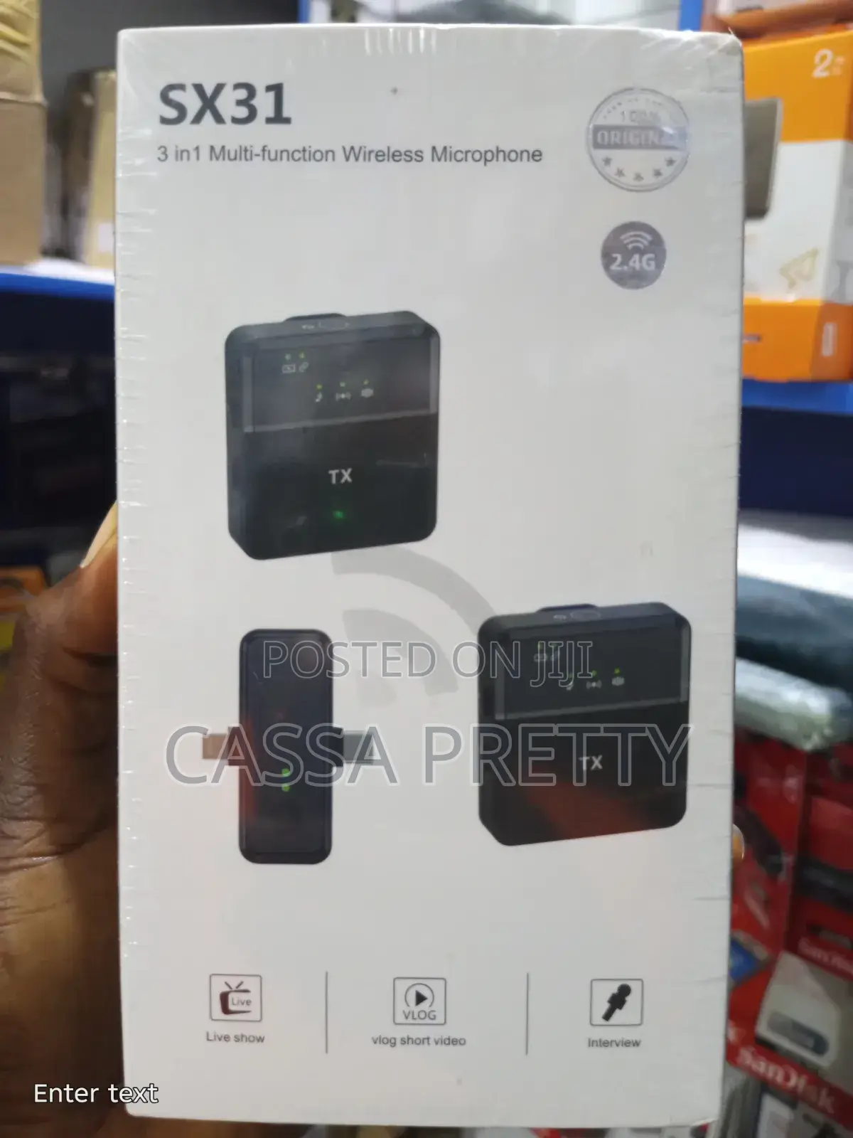 SX31 3 in 1 Multi-Function Wireless Microphone