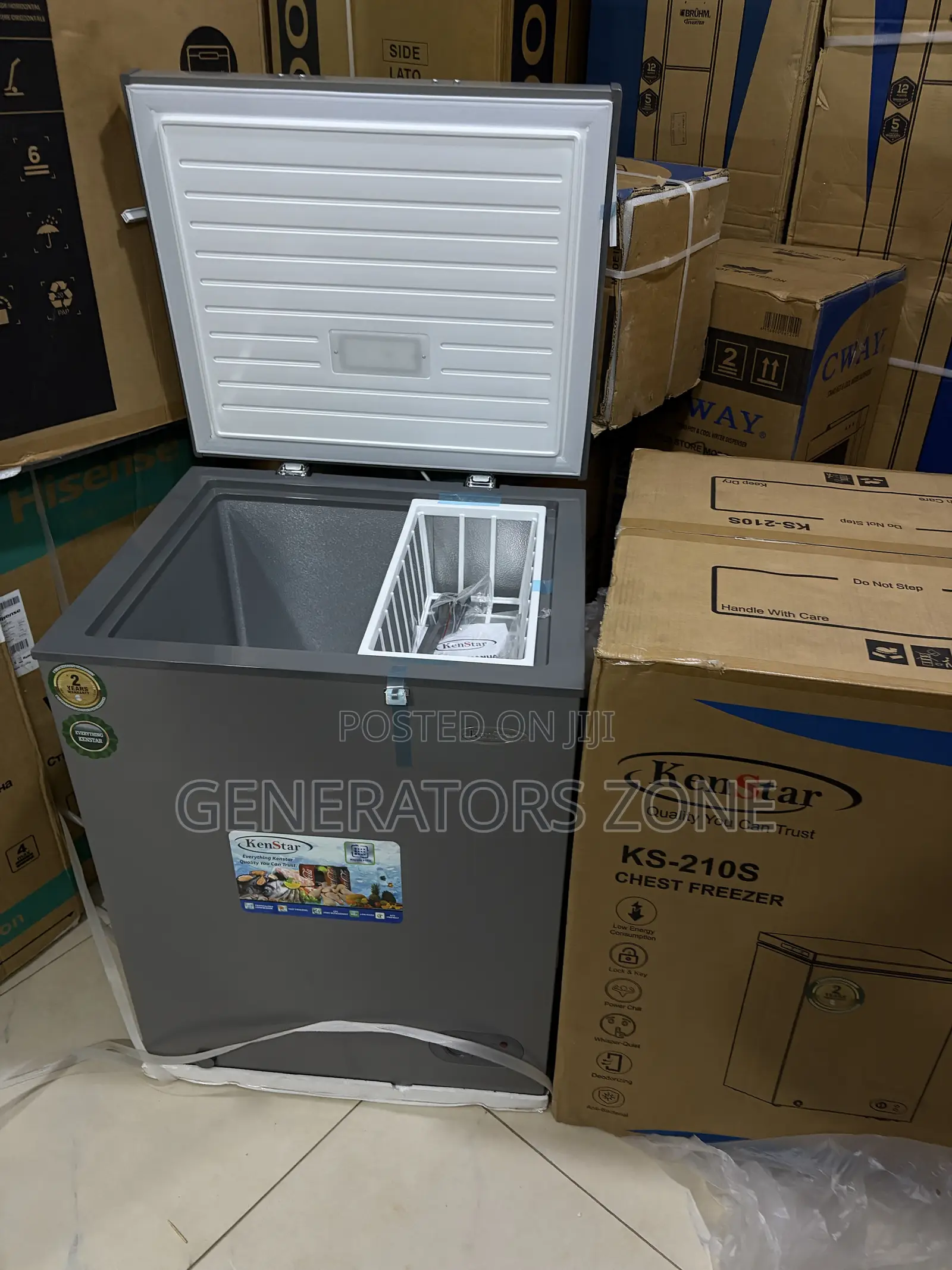 Kenstar KS-210S Chest Freezer for Small Business 160l