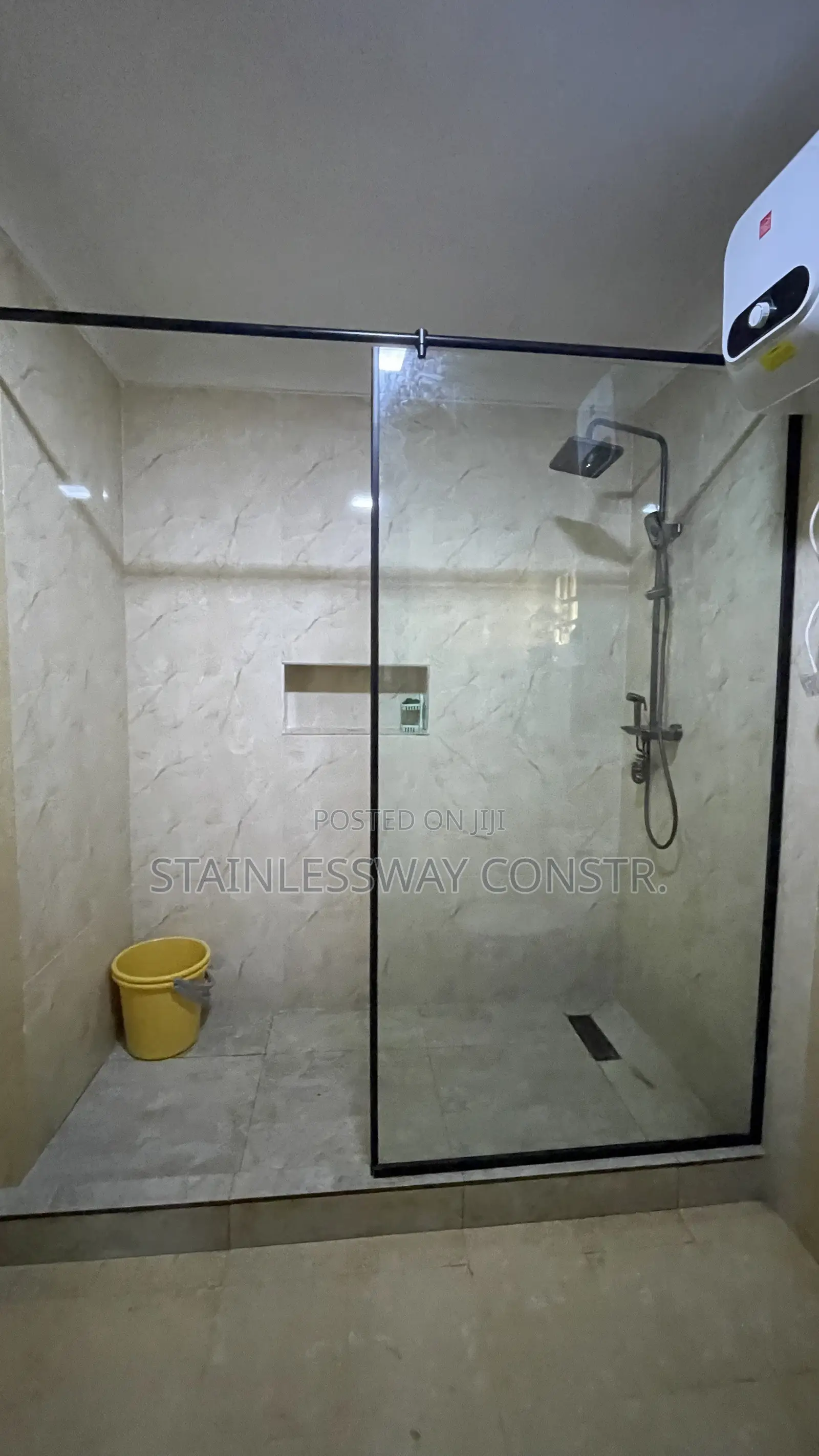 Shower Fixed Glass Bathroom Divider