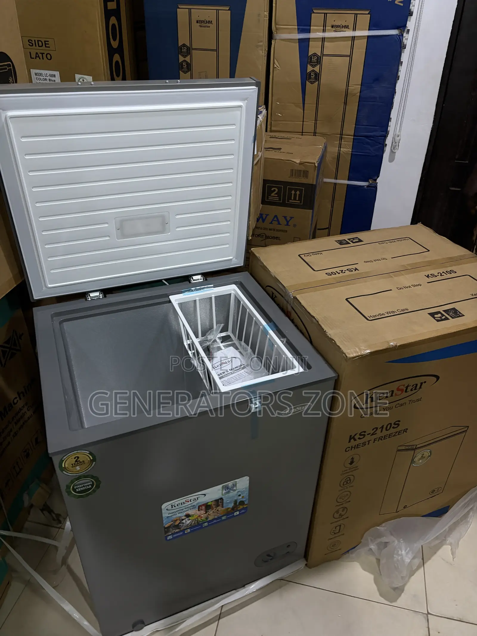 Kenstar KS-210S Whisper Quiet Chest Freezer 160l
