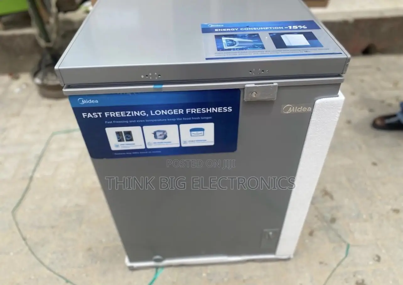 Brand New Midea 142L Chest Freezer – Fast Freezing Compact