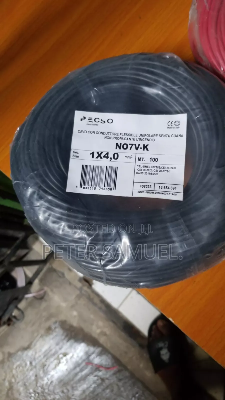 4mm Single Core Flexible Original Copper Coil
