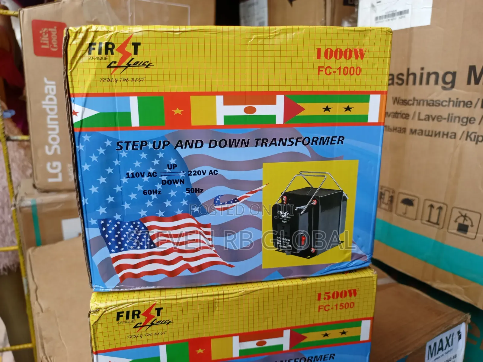First Afrique 1000w Step-Up Step-Down Voltage Converter | Fc-1000