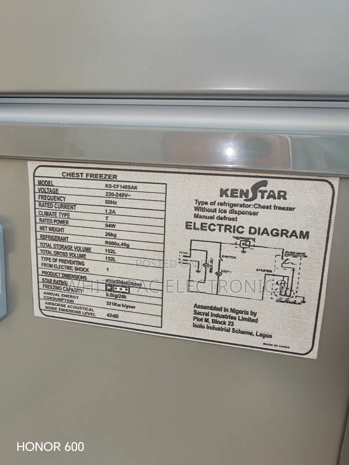 Kenstar Chest Inverter 150 Litres Freezer Fast in Making Ice Block