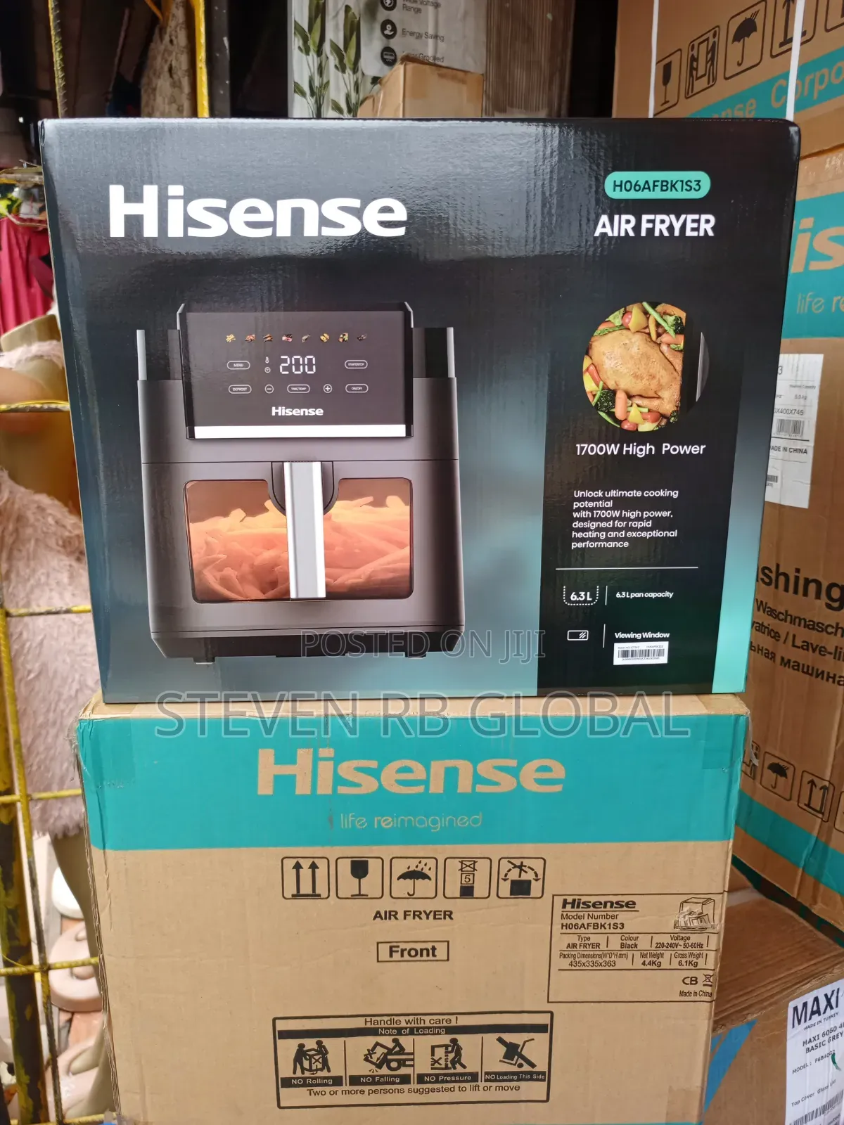 Hisense 6.3l Digital Air Fryer | H06afbk1s3