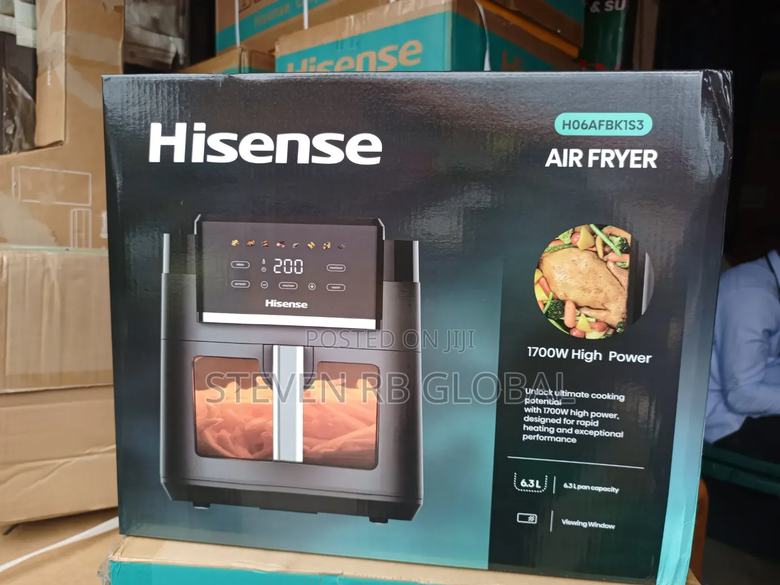 Hisense 6.3l Digital Air Fryer | H06afbk1s3