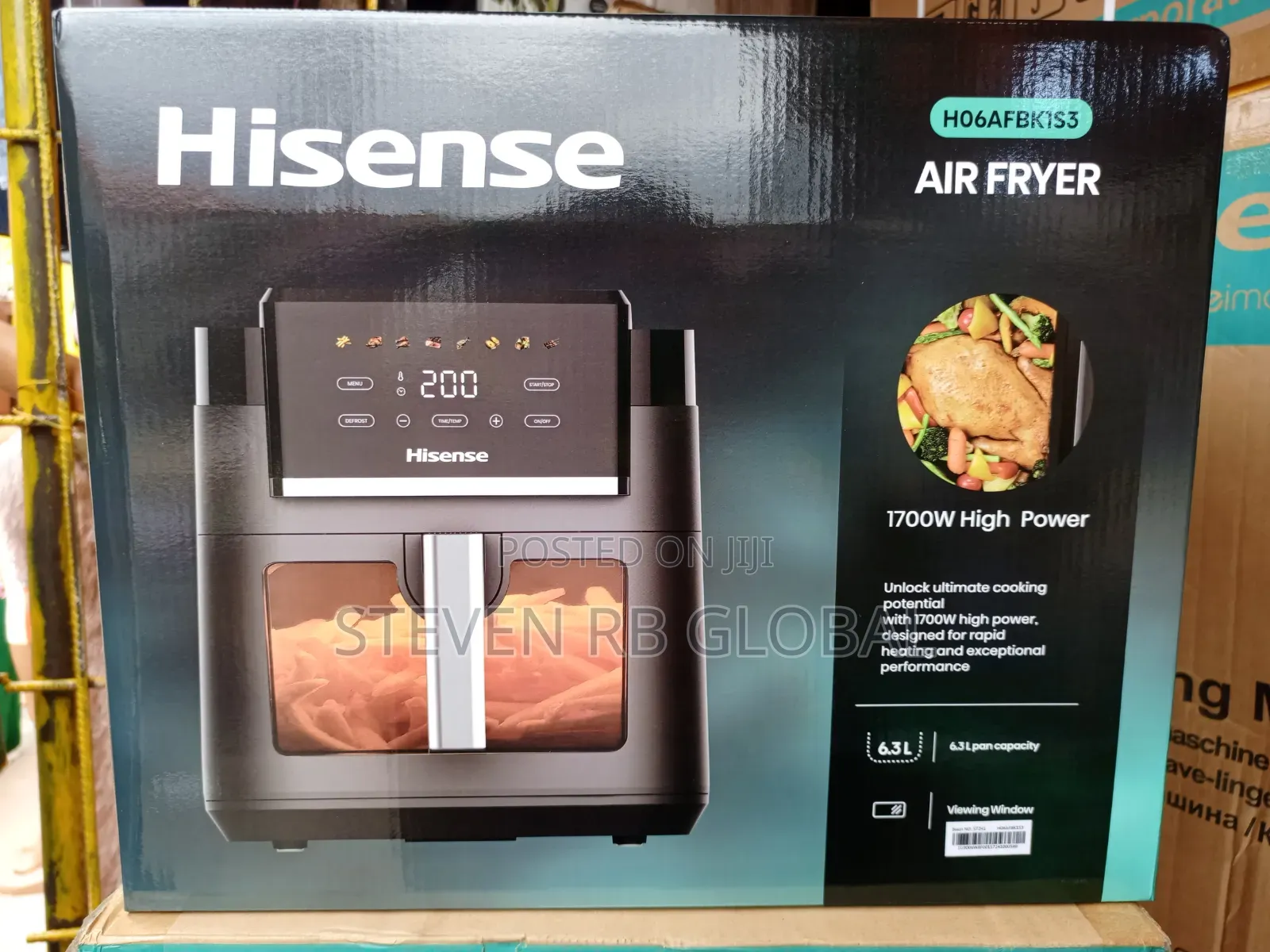 Hisense 6.3l Digital Air Fryer | H06afbk1s3
