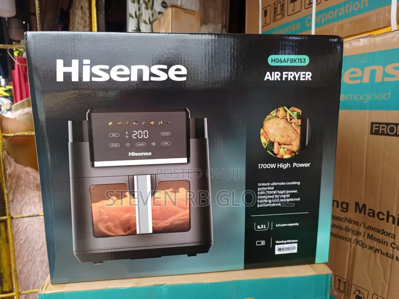 Hisense 6.3l Digital Air Fryer | H06afbk1s3