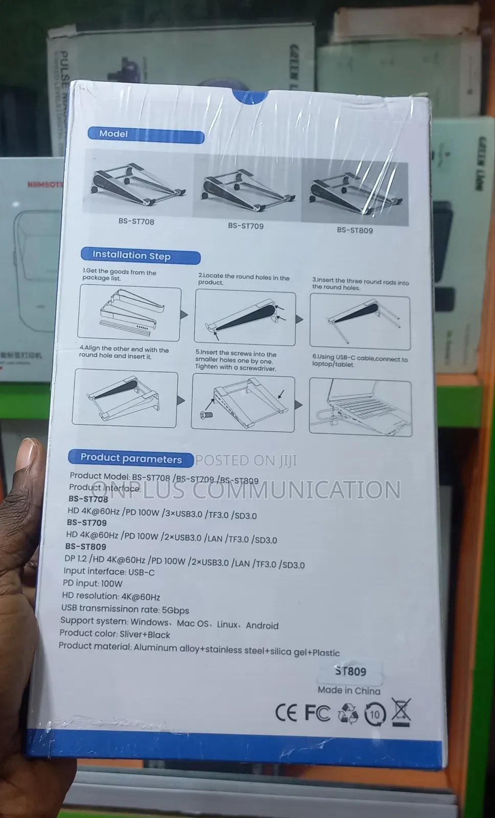 Laptop Stand Docking Station Type C