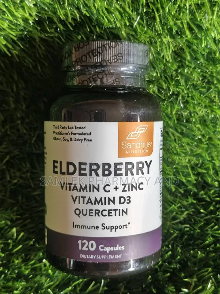 Elderberry Vitamin C, Zinc, Quercetin and Vitamin D3, Immune Booster