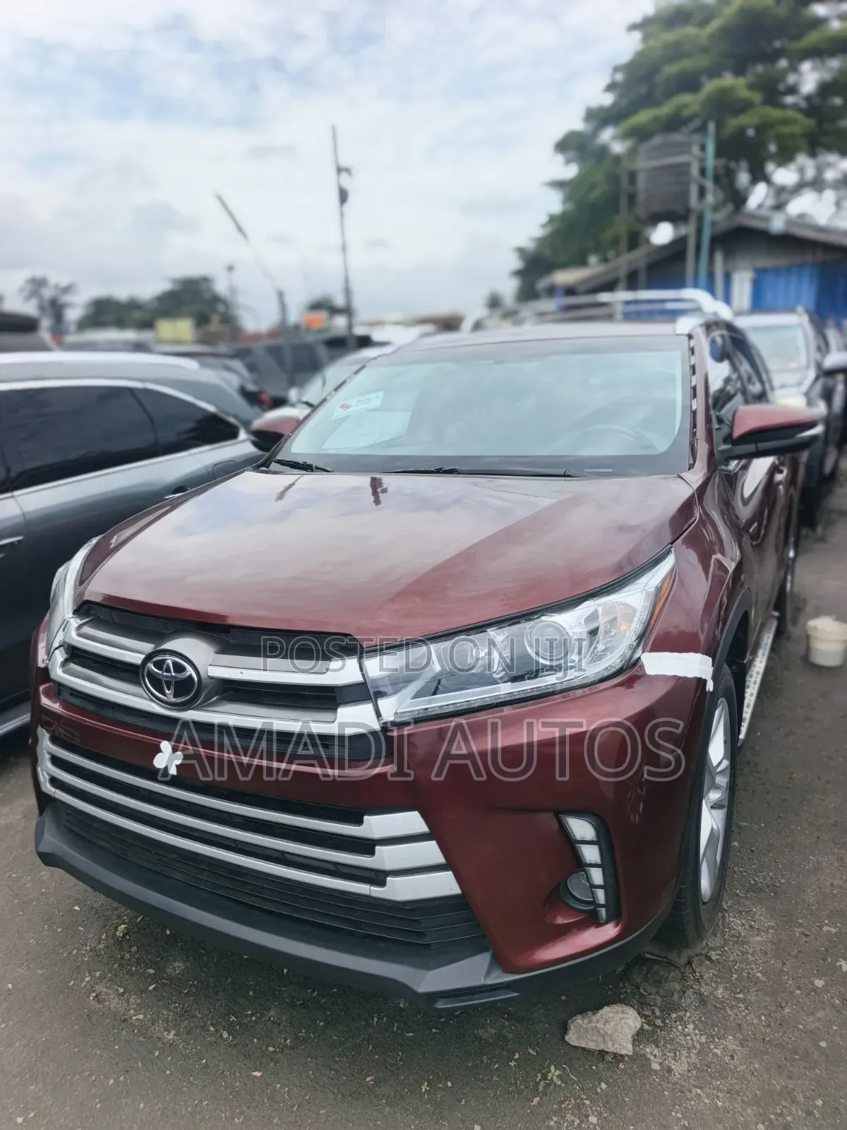 Toyota Highlander Limited 4dr SUV AWD (3.5L 6cyl 6A) 2015 Burgundy