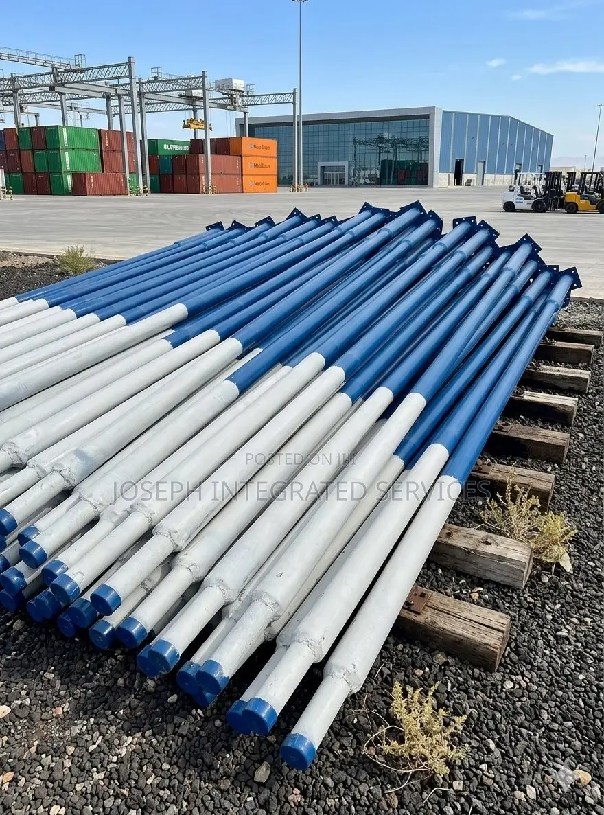 10 Meters Hot-Dip Galvanized Steel Street or Solar Light Poles