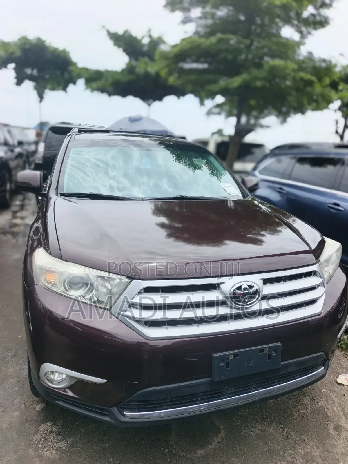 Toyota Highlander Limited 3.5l 4WD 2013 Burgundy