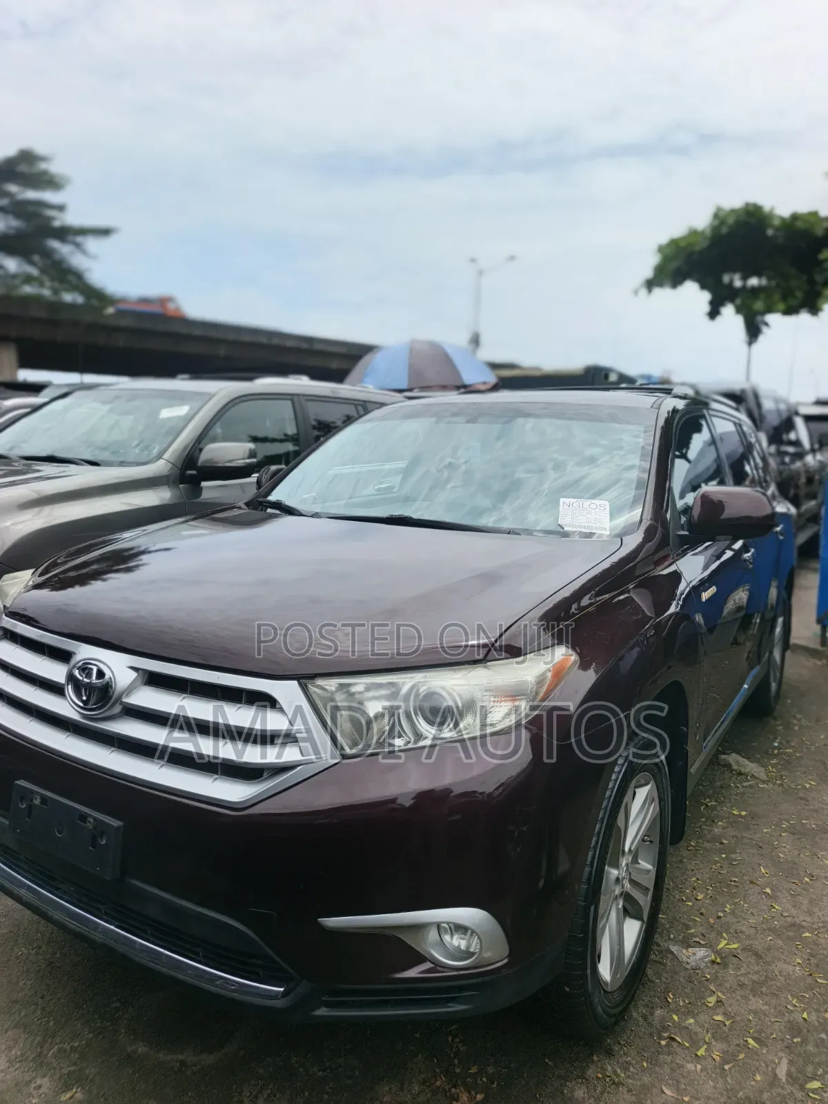Toyota Highlander Limited 3.5l 4WD 2013 Burgundy