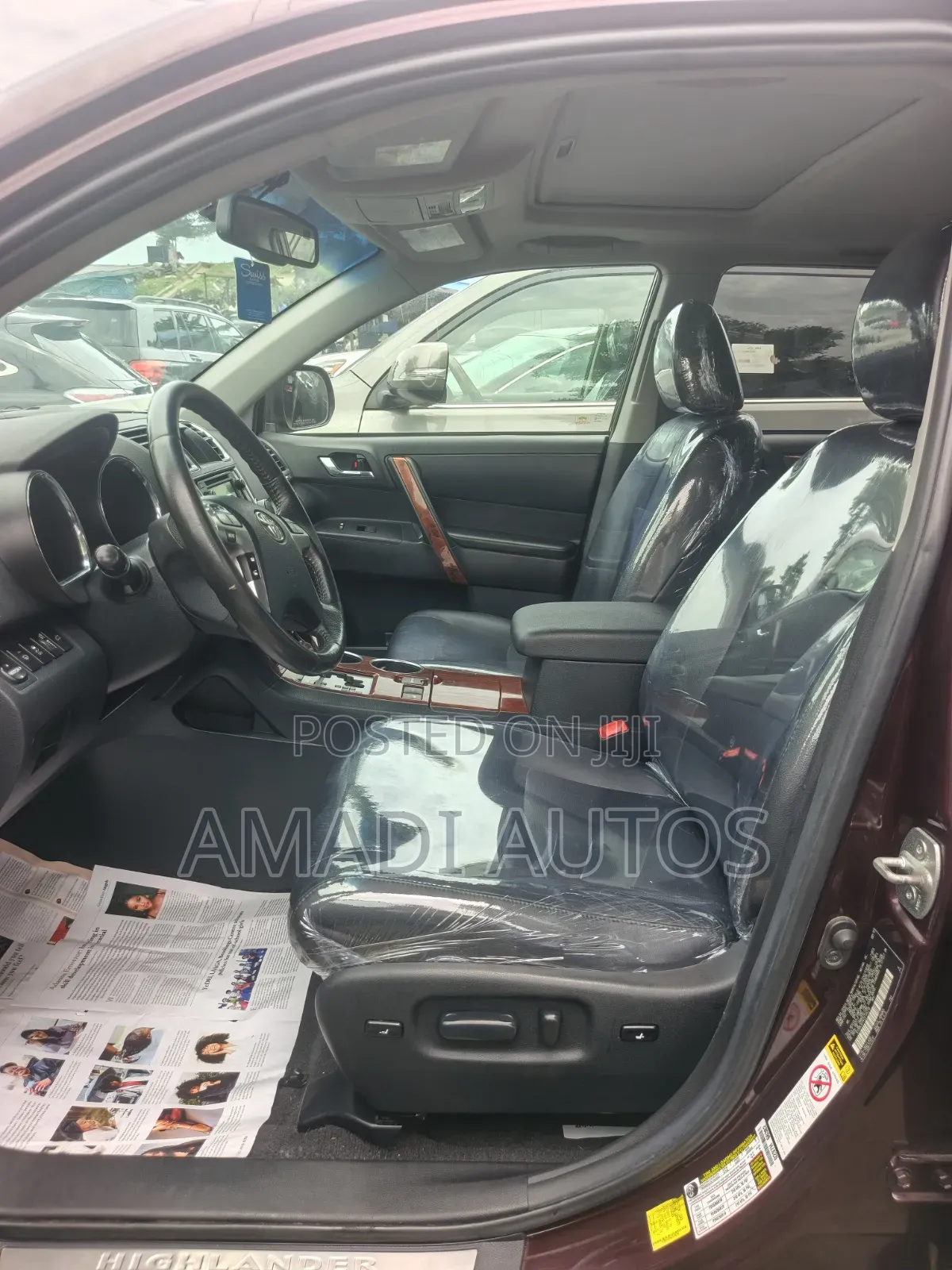 Toyota Highlander Limited 3.5l 4WD 2013 Burgundy