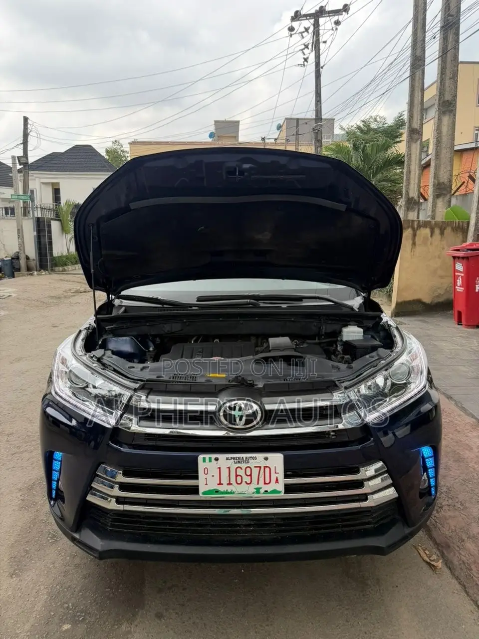 Toyota Highlander LE V6 4x2 (3.5L 6cyl 6A) 2016 Blue