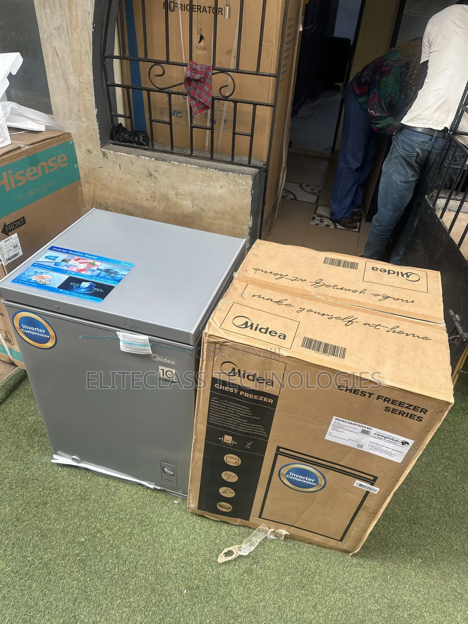Midea 142L Horizontal Freezer With Inverter