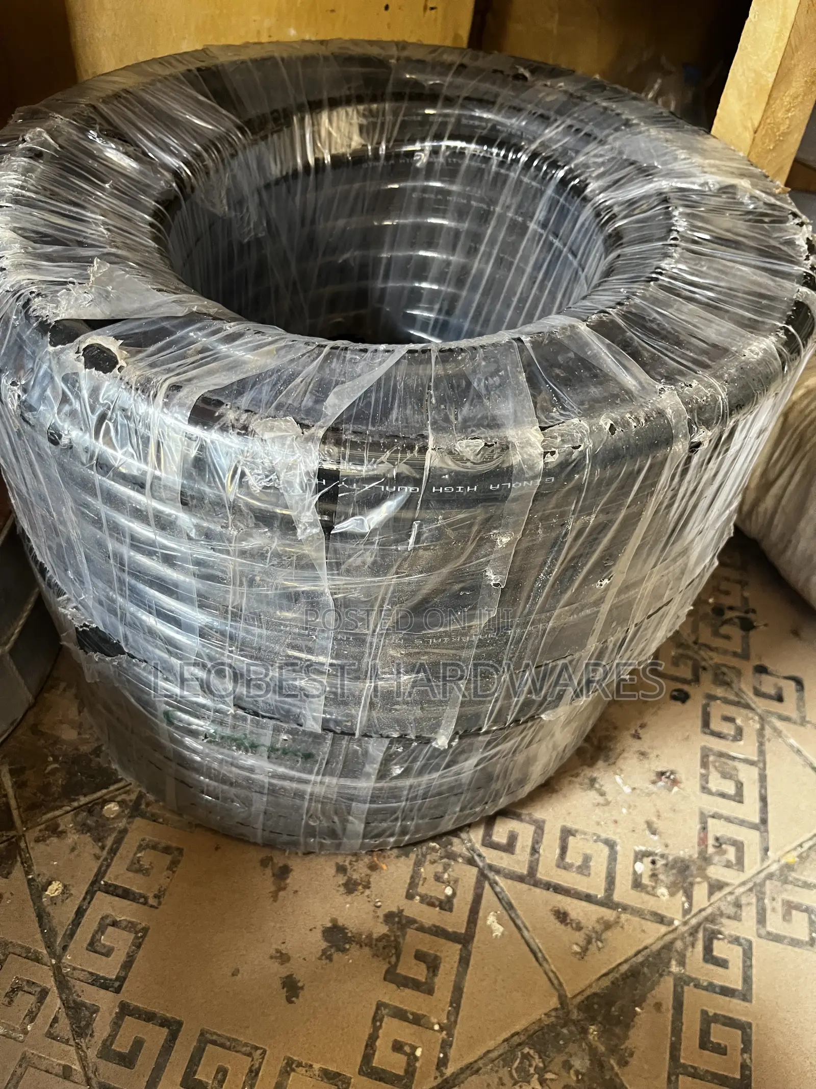 3/4 Black Flexible PVC Hose/Tubing,