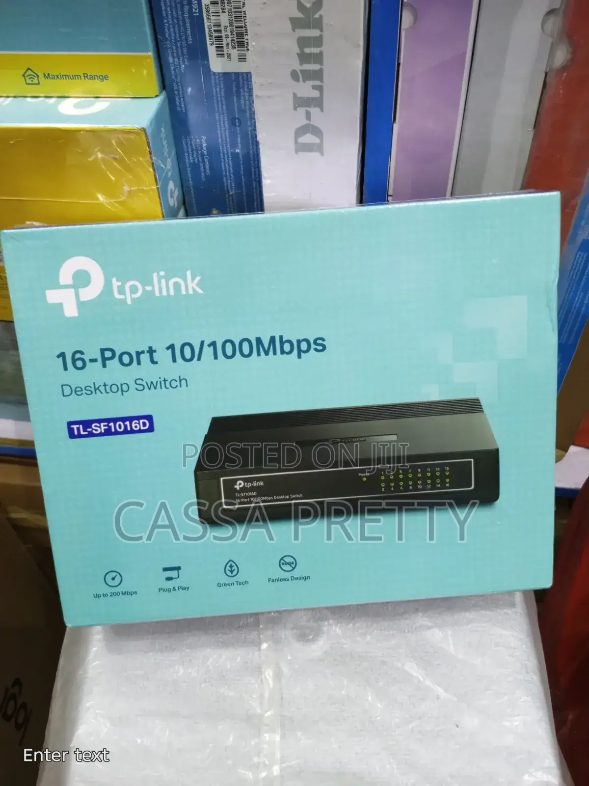 TP-Link 16-Port 10/100Mbps Desktop Switch TL-SF1016D