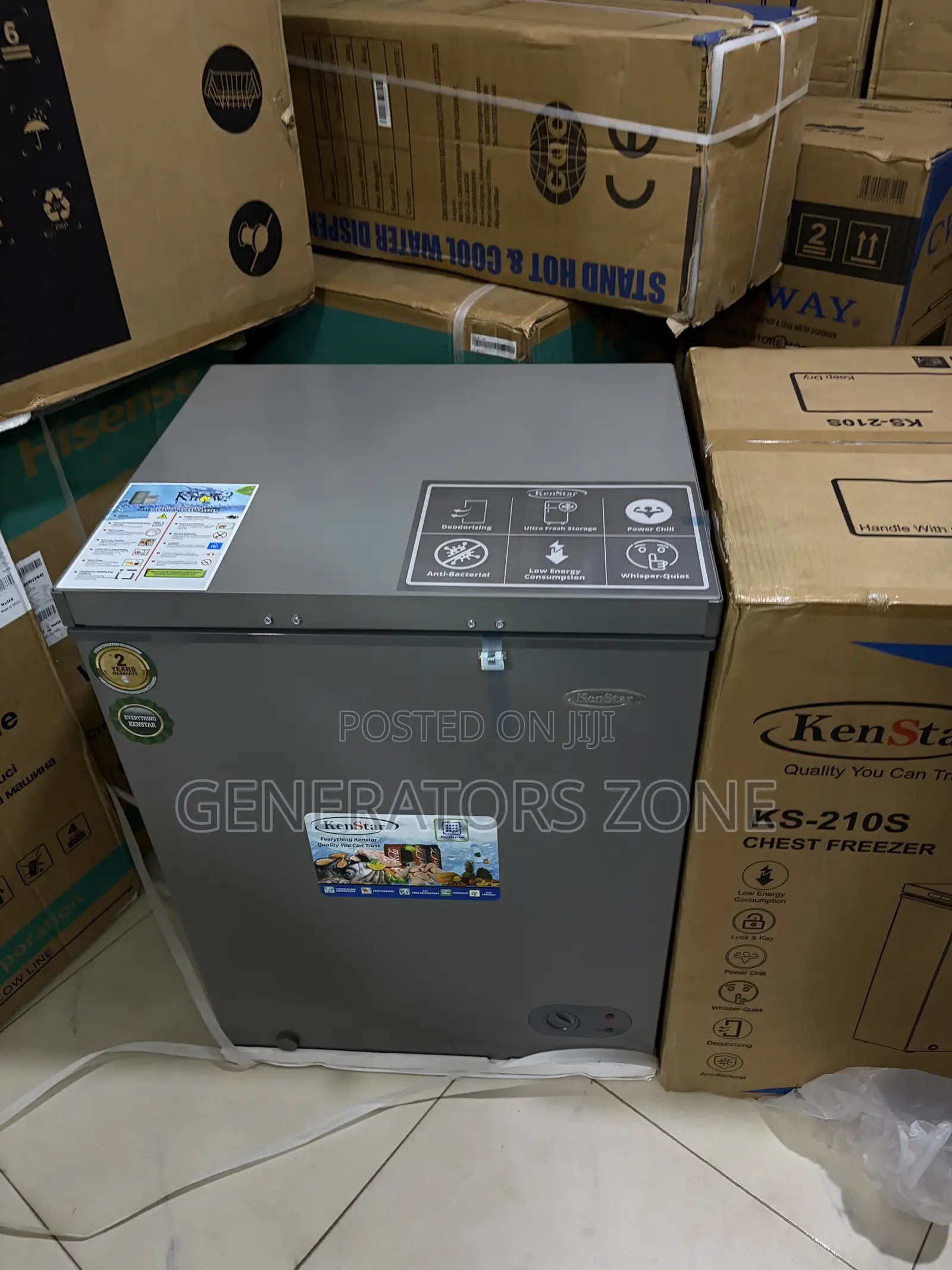 Kenstar 160L Chest Freezer With 3D Cooling