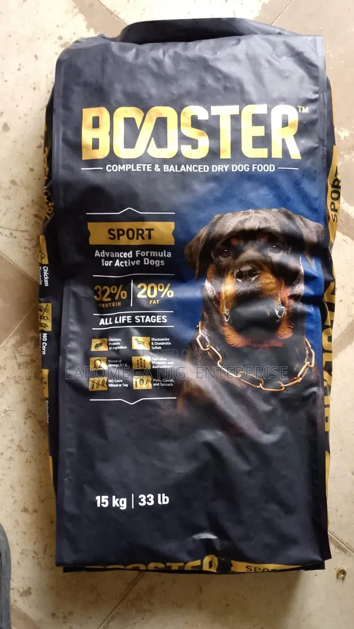 BOOSTER Dog Dry Food (4kg and 15kg)