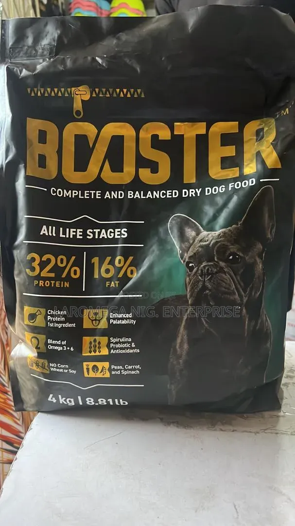 BOOSTER Dog Dry Food (4kg and 15kg)