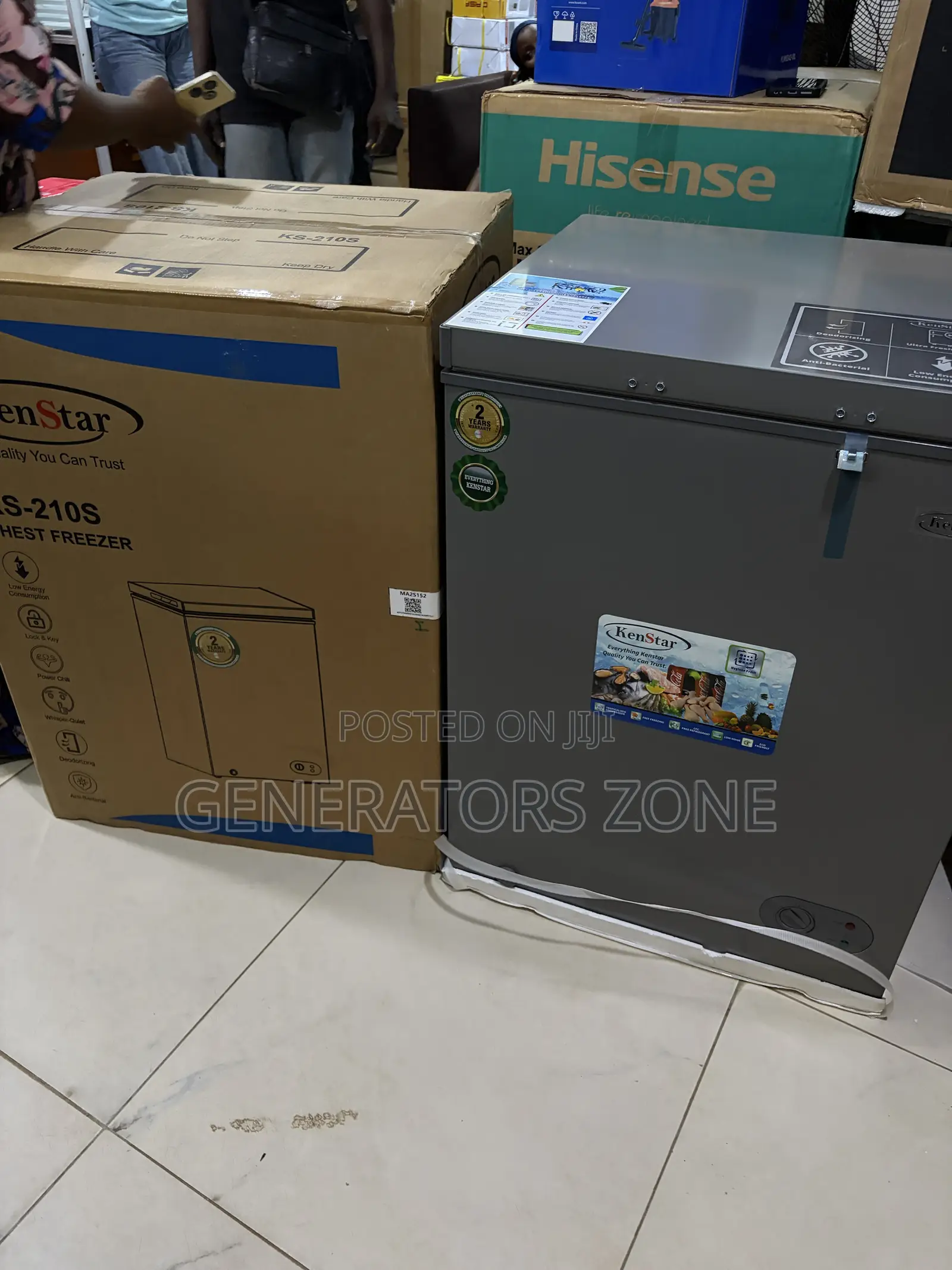 Kenstar KS210S Single Compartment Chest Freezer