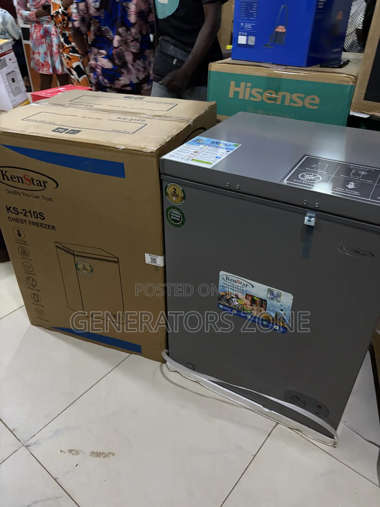 Kenstar KS-210S Freezer for Restaurants and Shops