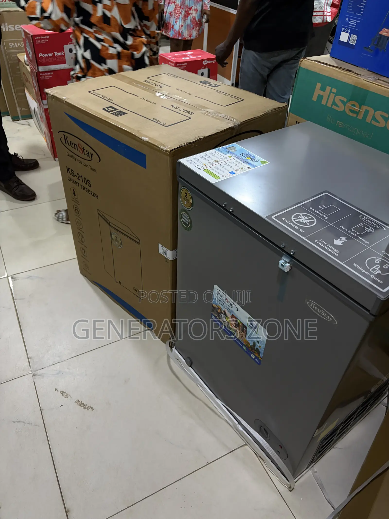 Kenstar KS210S Commercial Deep Freezer 160L
