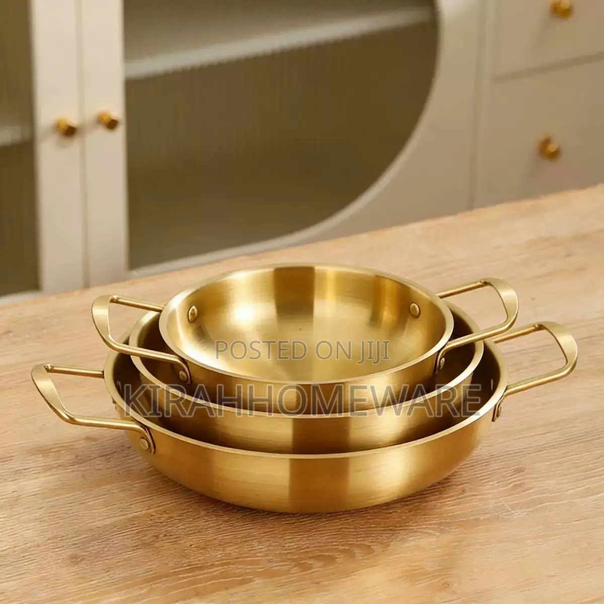 Golden Stainless Steel Seafood Bowl