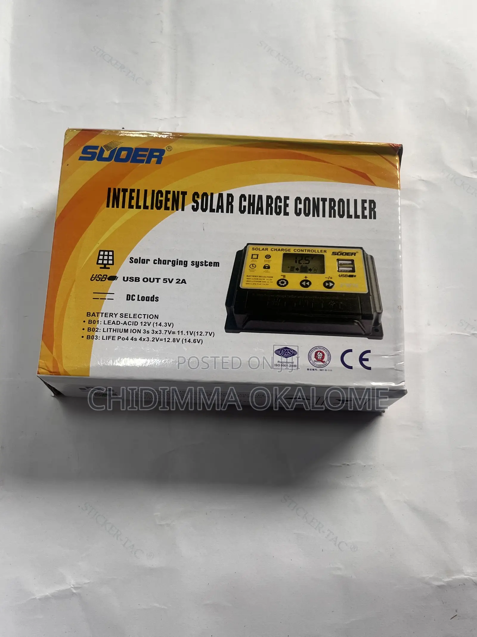 Suoer Solar Charge Controller 30a