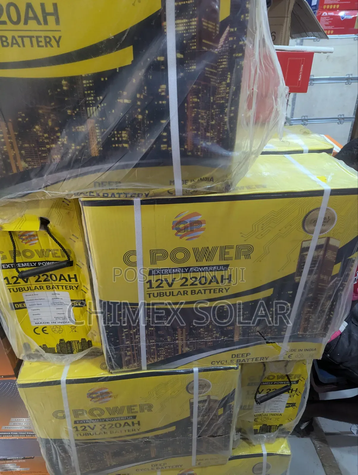220Ah 12V G Power Tubular Batteries