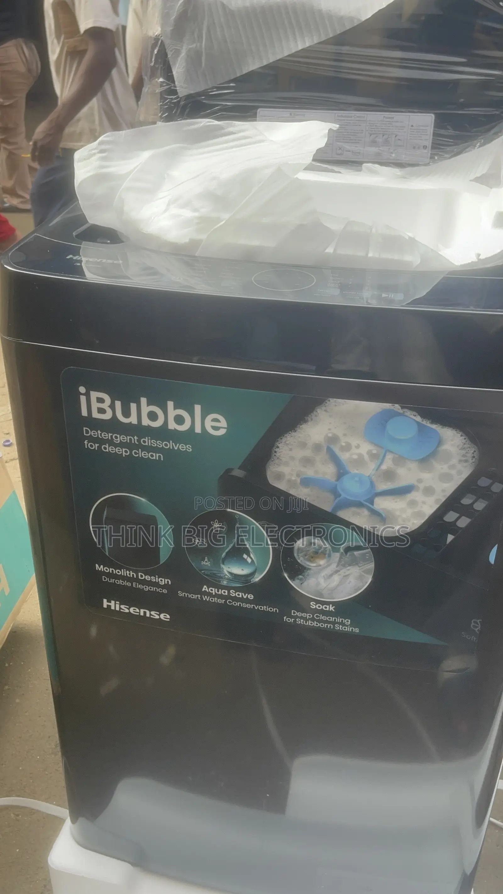 Brand New Hisense 11kg iBubble Top Loader Automatic Washing Machine
