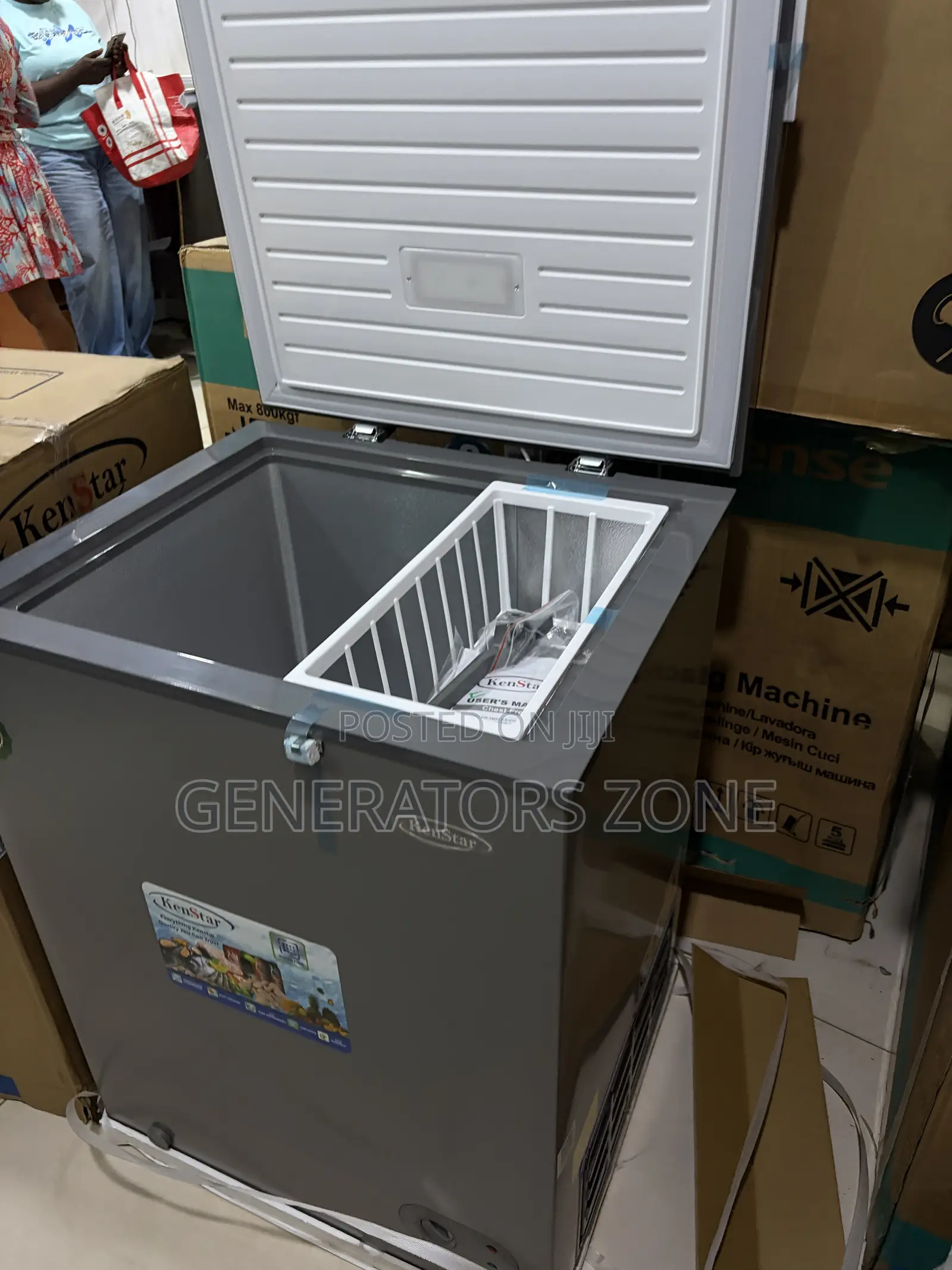 Kenstar 142L Chest Freezer With LED Light