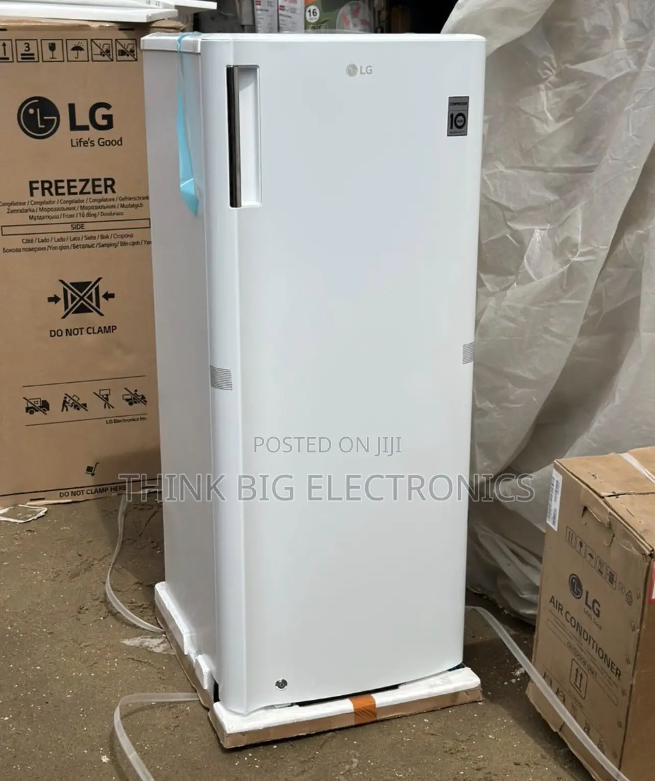 Brand New LG Vertical Upright Standing Deep Freezer - White
