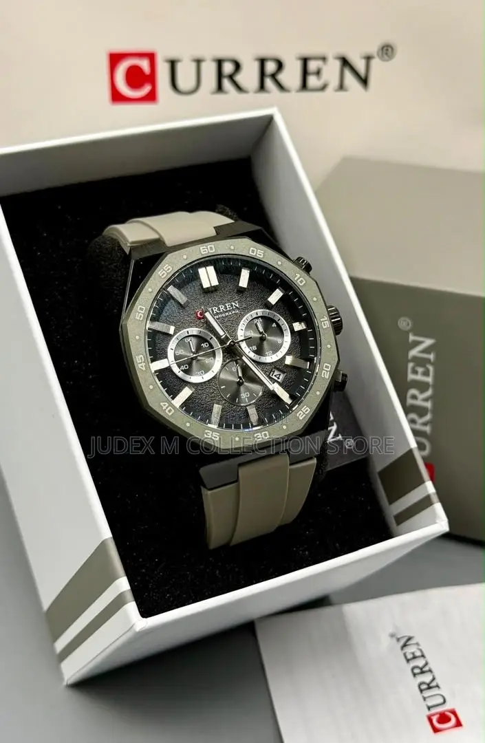 New Curren Active Chronograph Wristwatch With Package