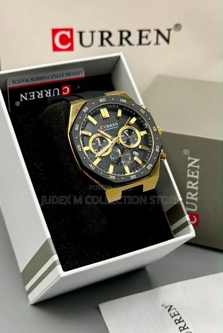 New Curren Active Chronograph Wristwatch With Package