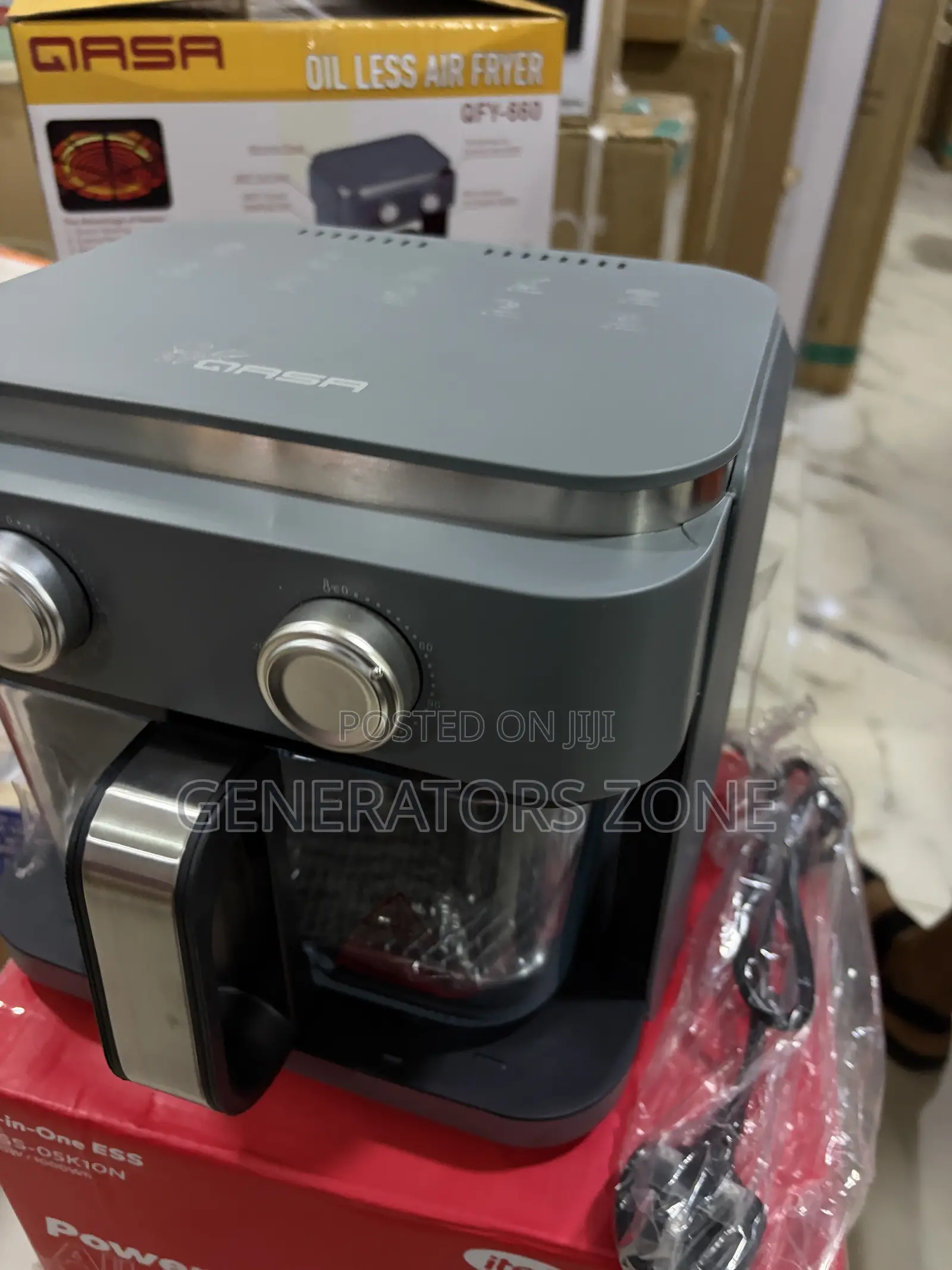 Qasa QFY-660 6L Air Fryer With Timer