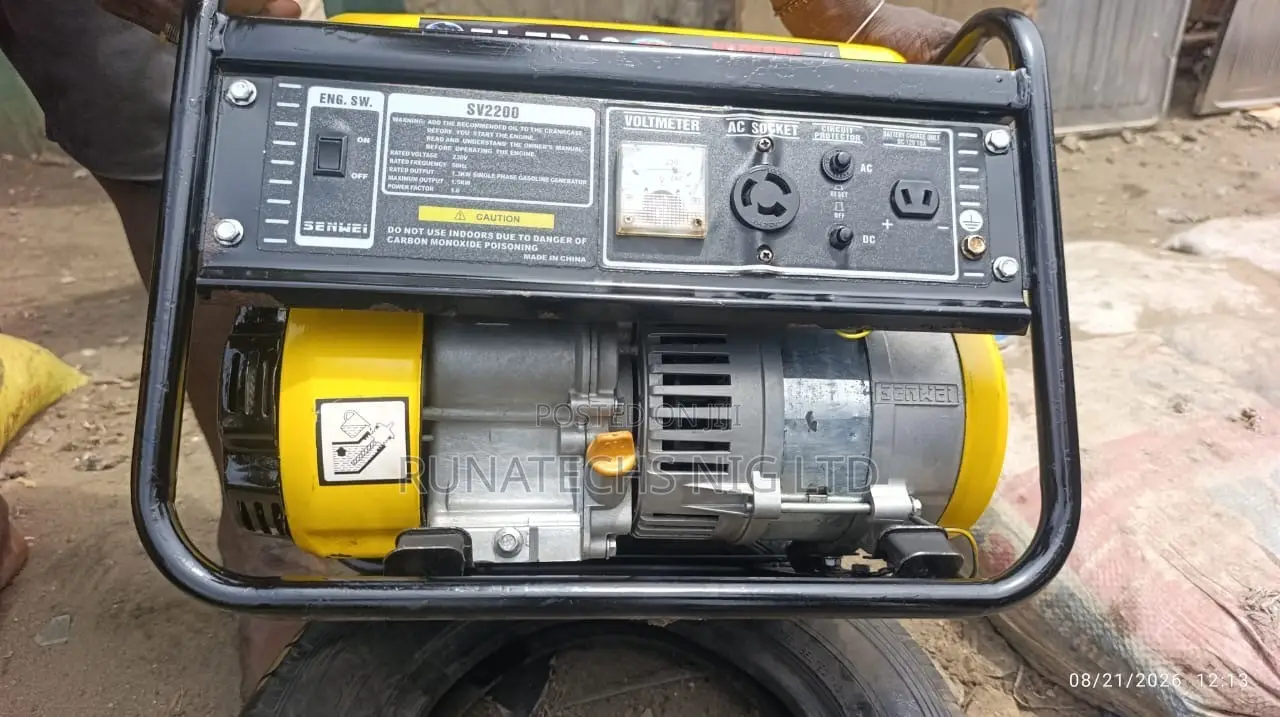 Elaq 1.8KVA Petrol Generator | Neatly Used | Low Fuel Consumption