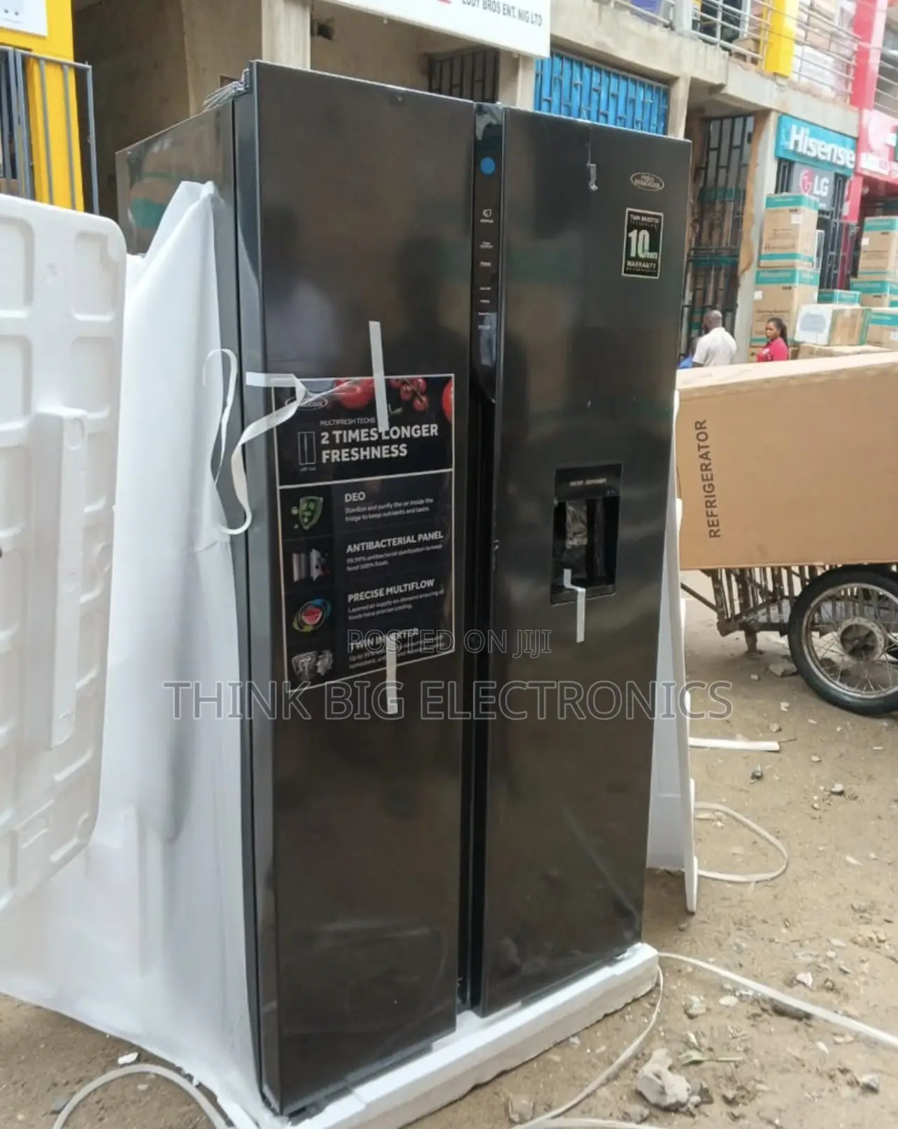 Haier Thermocool Side-by-Side Refrigerator With Water Dispenser