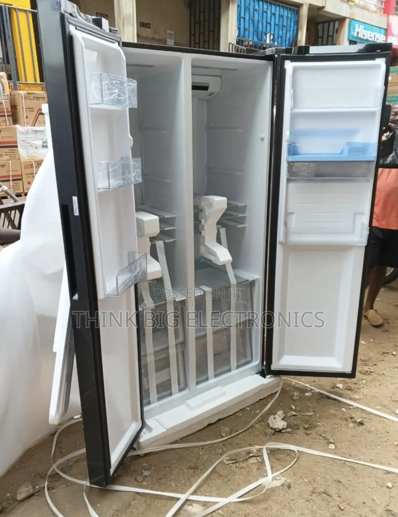 Haier Thermocool Side-by-Side Refrigerator With Water Dispenser