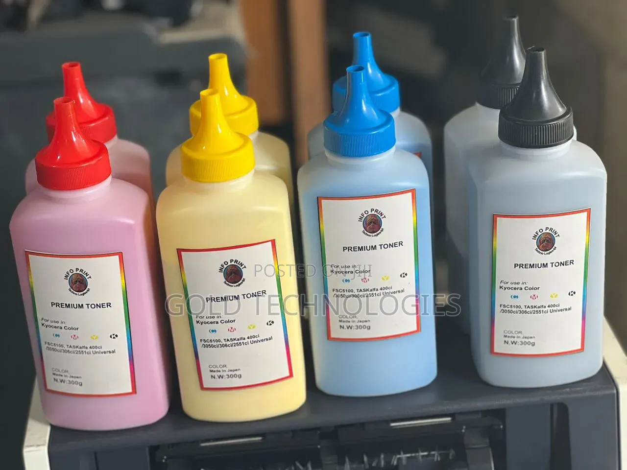Original Toners for Kyocera Printers and Copiers, Any Color