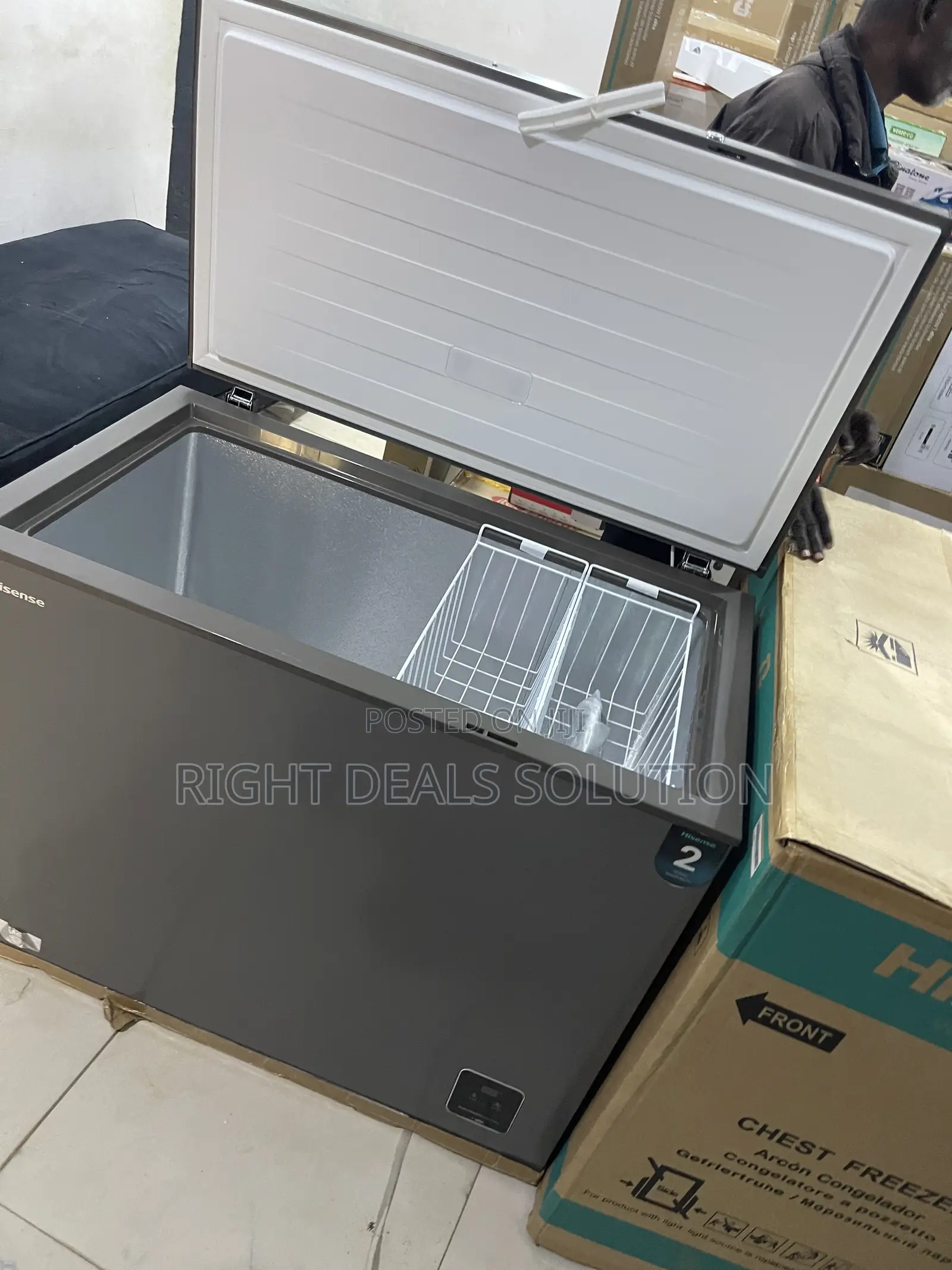 Keep Your Investment Frozen Protected With Hisense 340SHI Freezer