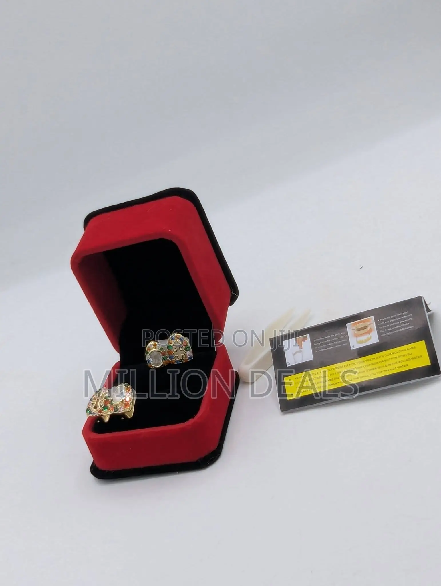 Iced Luxe Unique Teeth Gold Hip Hop Grillz