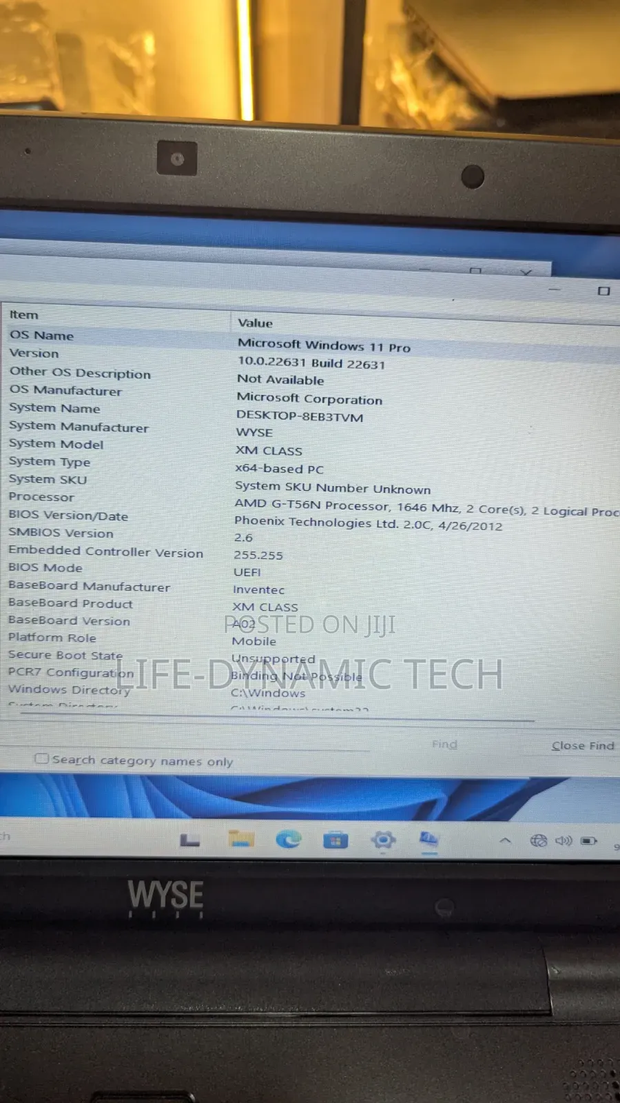 Laptop Dell 4GB AMD SSD 128GB